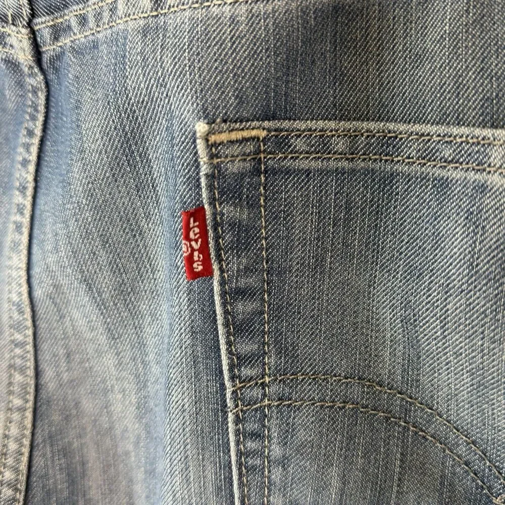 Men's Levi's 514 Straight Leg‎ Jeans Blue Jeans Size 38 x 33